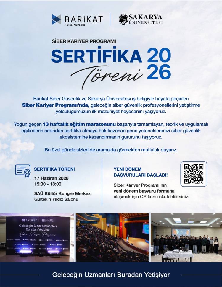 Siber Kariyer Programı Mezuniyet Etkinliği